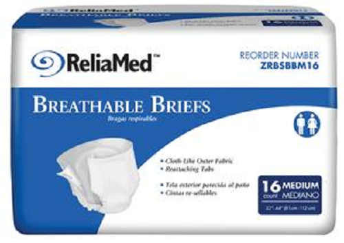 Basic Breathable Briefs Moderate Absorbency