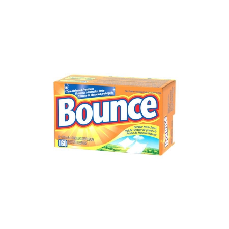 Bounce 9X11" Dryer Sheets | Saalfeld 80168 | 160Ea/Bx 6Bx/Cs
