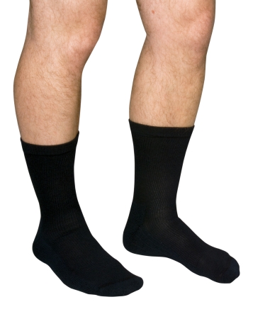 Diabetic Support Crew Sock, Closed Toe