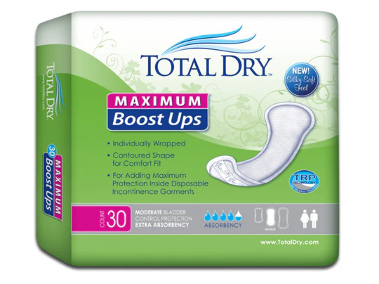 Total Dry Maximum Incontinence Pads for Ultimate Protection
