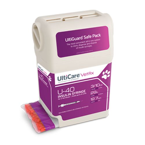 UltiCare VetRX U-40 Insulin Syringe