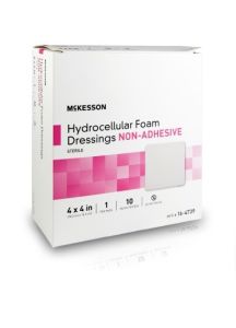 Mckesson 4739 Non-Adhesive Foam Dressing 4 x 4 Inch - Sterile