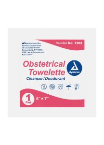 Obstetrical Towelette 5 X 7 Inch - 1302