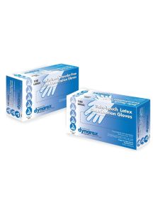 Safe-Touch Fully Textured Latex Exam Gloves - Powder Free Large - 2336