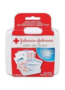 Johnson & Johnson First Aid To Go! Portable Mini Travel Kit