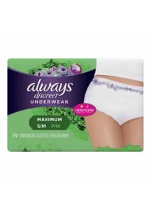 Always Discreet Pull On Absorbent Underwear Heavy Absorbency X-Large - 1787092