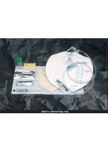 Bardia Closed System Foley Insertion Tray with 2000 mL Drainage Bag