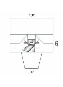 Abdominal Drape 100 W X 30 W X 123 L Inch - 89224