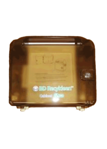 Wall Cabinet for 5.4 Quart Brown RecyKleen Sharps Container 305096