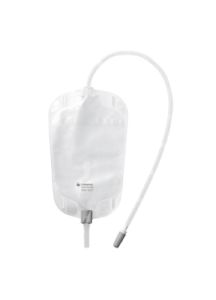 Conveen Security + Leg Bag with Clamp, Tubing, Non-Latex Straps, 17 fl oz, 500 mL - 21026