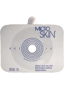Two-Piece Transparent Ostomy Barrier Cut-to-fit MicroSkin Adhesive