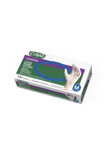 Curad Latex Exam Gloves Powder Free - NonSterile