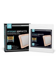 Optifoam Antimicrobial Adhesive Gentle Border Dressings, Latex Free