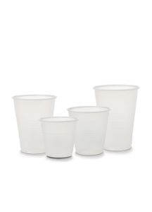 Medline Disposable Cold Plastic Drinking Cups - Transparent