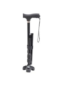 Flex N Go Adjustable Folding Cane with T Handle