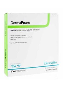 DermaFoam Waterproof Foam Wound Dressing