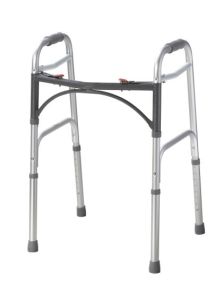 Deluxe Two Button Folding Walker