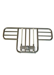 Deluxe Half Length Hospital Bed Side Rail, Brown Vein - 15201BV