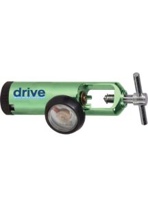 Oxygen Regulator Adult, 0 to 8 LPM, Green - 18301G