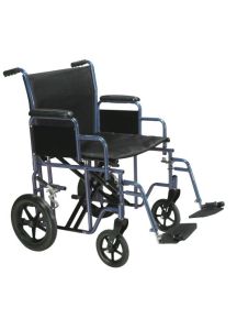 Heavy Duty Bariatric Steel Transport Chair by Drive