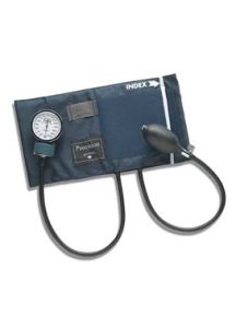 Mabis Precision Adult Aneroid Sphygmomanometer with Blue Nylon Cuff