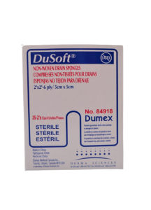 Dumex 84918 Tracheosotomy Sponge 2x2 Inch 8 Ply - Sterile