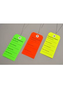 Multipack Equipment Tags 4- 3/4 x 2-5/16", Green 2-5/16 X 4-3/4 Inch - TMUL