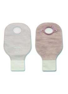 Standard Drainable Pouch with Belt Tabs - Transparent