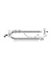 Adult Conventional Venilator Circuit 72" - 1619