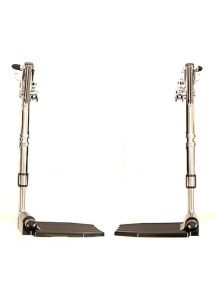 Economy Hemi Footrest without Heel Loop Composite Footplate