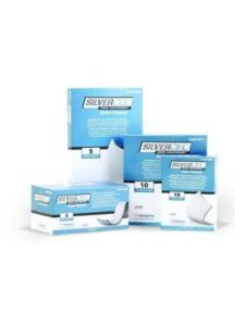 Silvercel Non-Adherent Silver Dressing - Sterile Alginate Pad with Silver Coated Nylon Fibers