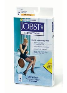 Jobst Women's UltraSheer Knee High Stockings 8-15 mmHg