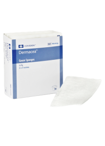 Covidien Dermacea Gauze Sponges - Economy Line, Non-Sterile 12 Ply 2" x 2" 200-Pack