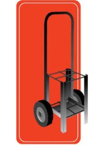 Oxygen Cylinder Cart 42 X 15 X 18 Inch - 2023