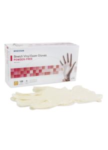 McKesson Smooth Vinyl Exam Gloves - Powder Free
