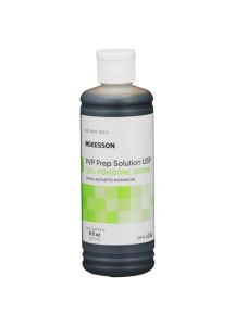 Prep Solution McKesson 8 oz. Flip-Top Bottle 10% Povidone-Iodine