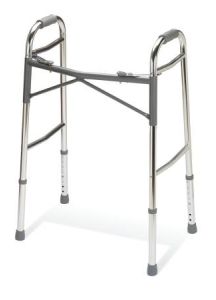 Adult Heavy-Duty Two-Button Folding Walkers
