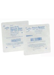 Medline NON21448 Woven Gauze Sponges 4x4 Inch 8 Ply - Sterile