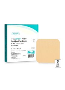 MedVance Non-Adherent Silicone Foam Dressing - 4x4 by Medway