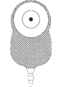 7/8" Opng, Deep Convex w/Skin Shield Barr Uro Pchs 7/8 Inch Stoma - 77062