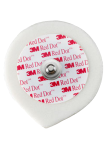 EKG Electrode Red Dot with Foam Backing