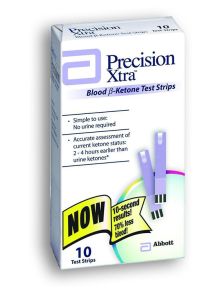 Precision Xtra Blood Ketone Test Strips by Abbott Diabetes Care