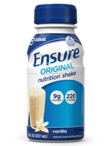 Ensure Original Nutrition Supplement, 8 oz Bottle, Strawberry Flavor