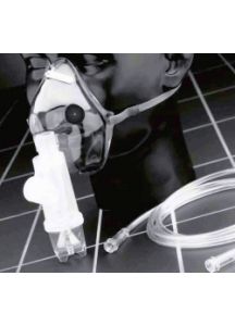 Adult Elongated Aerosol Mask w/Mvp & Elastic Strap - 8107-0-50