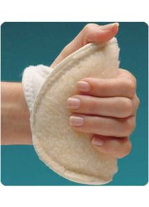 Rolyan A8121 Palm Protector with Foam and Fabric - Left Hand