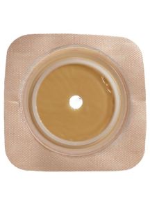 Stomahesive Skin Barrier with Cut-to-Fit Opening and Tan Tape Collar