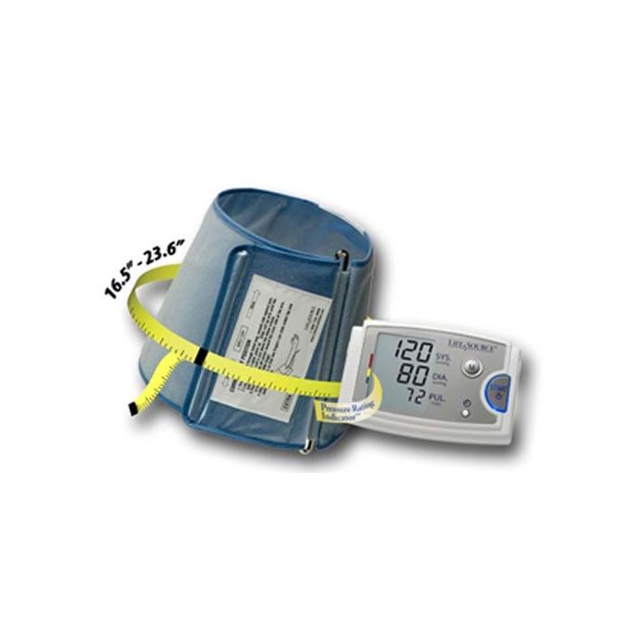 LifeSource Blood Pressure Monitor Extra Large Cuff UA-789AC 1 Each (Pack of  2) 