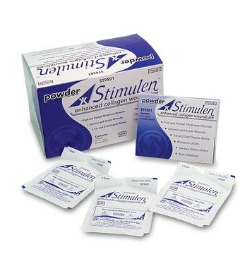 woman dresses Fibracol Plus Collagen Wound Dressing: 12 Count, 2