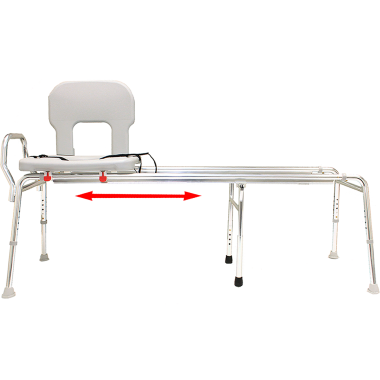 Toilet-to-Tub Sliding Transfer Bench - XX-Long