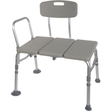 DD Medical KD Transfer Bench with Side Arm and Tool-Free Assembly